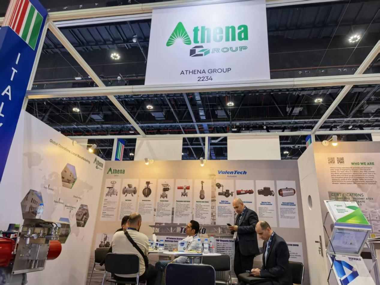 Téann Athena Industrial i gcomhar le TEFFIKO chun Shine ag ADIPEC 2025
