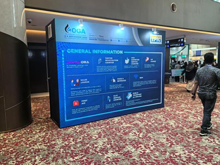 OGA exhibition general info booth