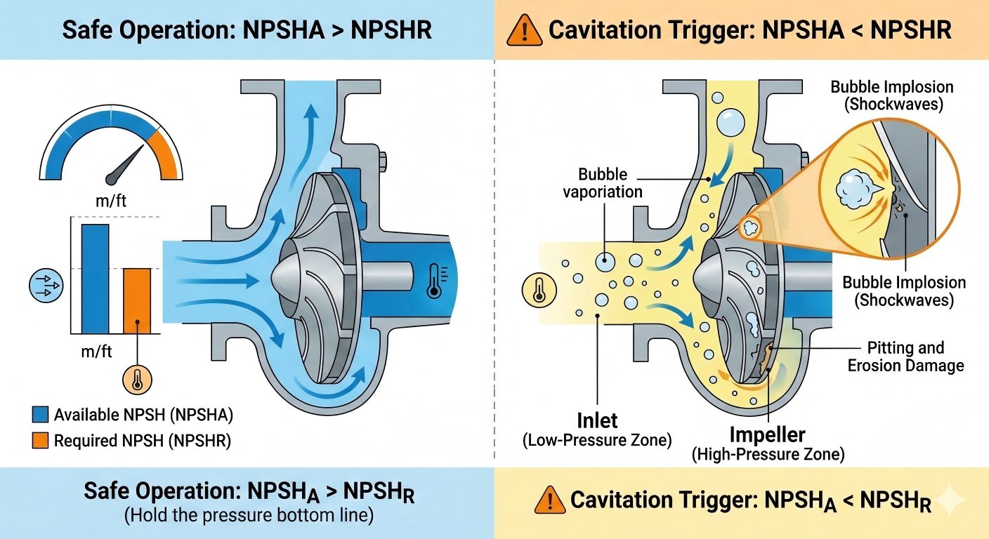 NPSHA VS HPSHR